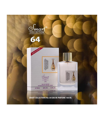 Smart Collection 64 Limited Edition Eau De Parfum 100ml – Long Lasting Luxury Fresh Fragrance for Men & Women