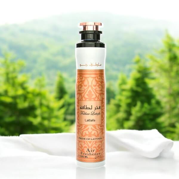 Fakhar Lattafa Women Rose Air Freshener 300 ml Floral Home Fragrance & Long‑Lasting Freshness