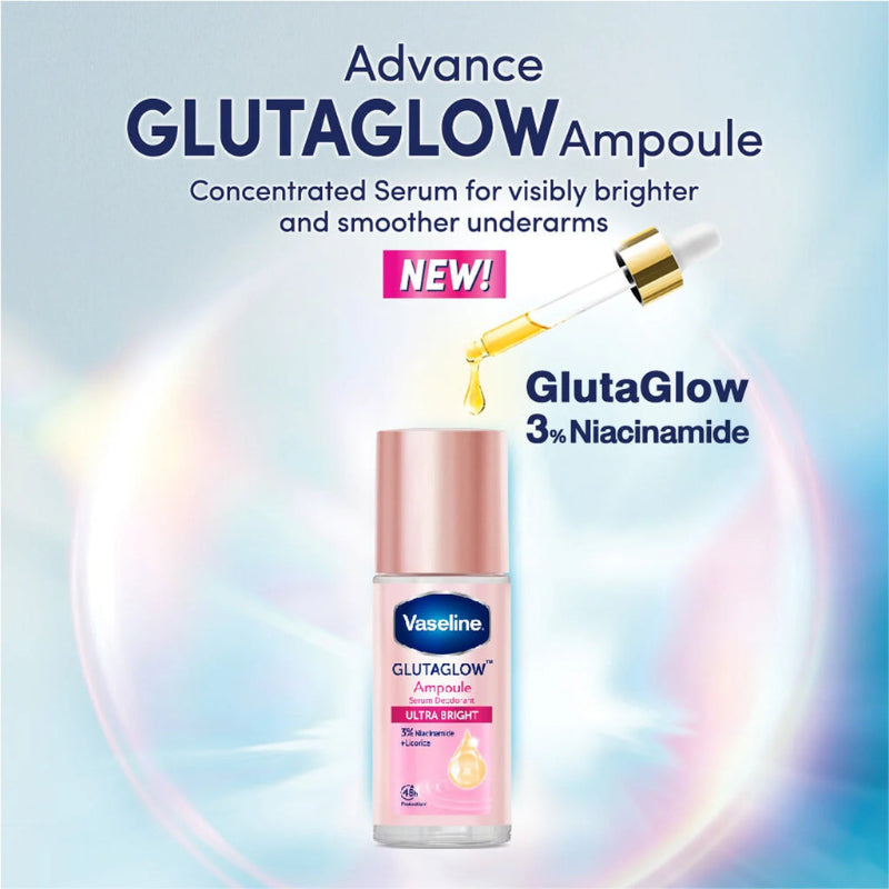 Vaseline Glutaglow Ampoule Serum Deodorant Bright & Renew 48h Protection 45ml