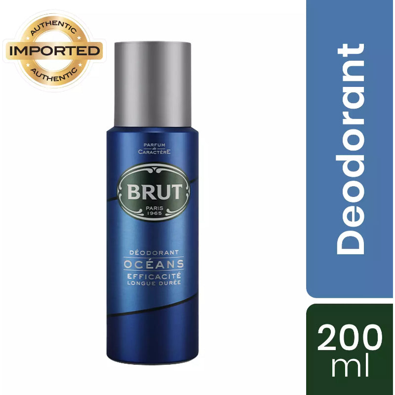 Oceans by Brut Deodorant Body Spray 200ml for Men