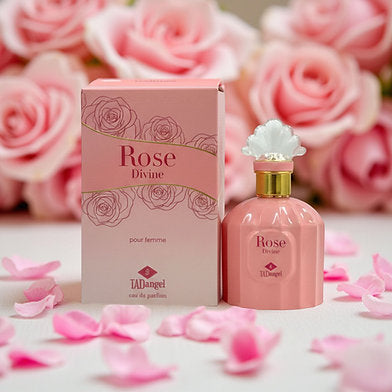 Rose Divine Pour Femme By Tad Angel EDP 100ml For Women – Long Lasting Floral Rose Perfume, Luxury Fragrance Spray, Feminine 