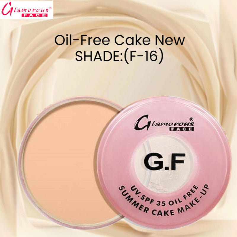 Glamorous Face Oil-Free Cake New (Shade:F 16)