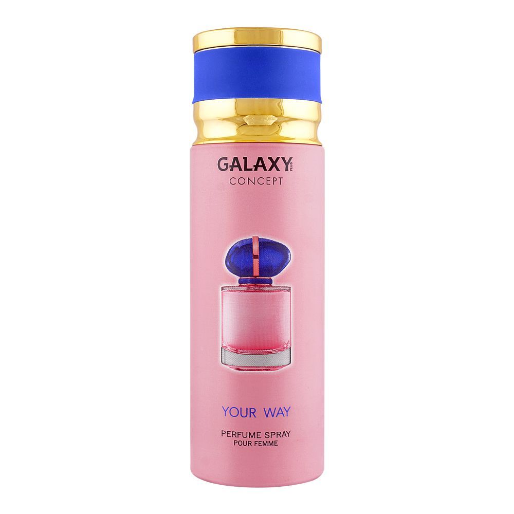 Galaxy Concept Your Way Perfume Spray Pour Femme 200ml – Long Lasting Women’s Fragrance Body Mist for Fresh & Elegant Scent