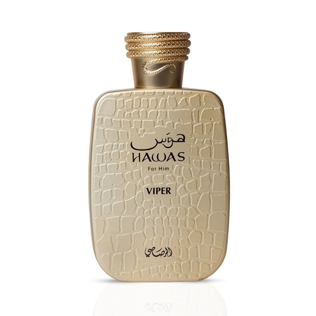 Hawas Viper Eau de Parfum Spray 100ml by Rasasi Long-Lasting Bold & Masculine Fragrance