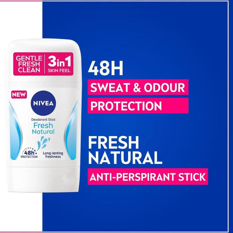 Nivea Fresh Natural Infini Fresh 48H Deodorant Stick 50ml