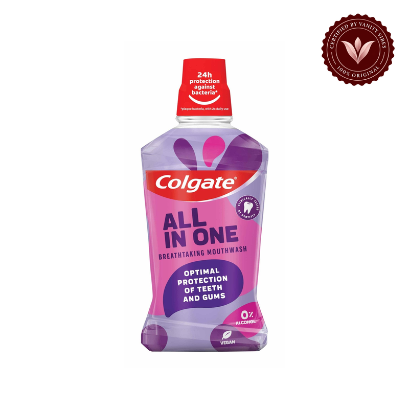 Colgate — Colgate - ALL IN ONE - Breath Taking Mouth Wash - 500ml — image 1
