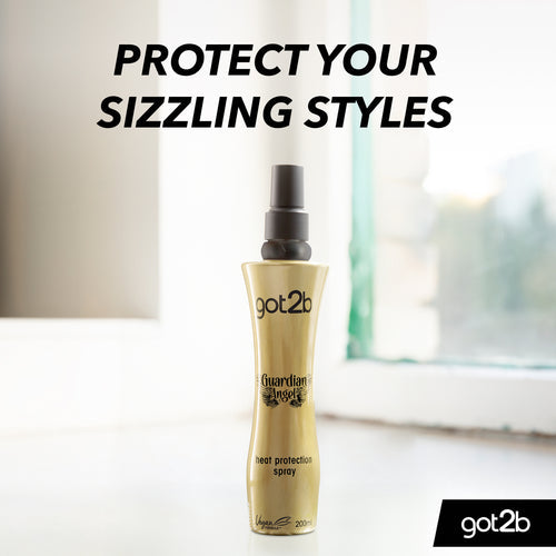 Schwarzkopf Got2b Guardian Angel Heat Protection Spray 200ml Protects Hair from Heat & Damage