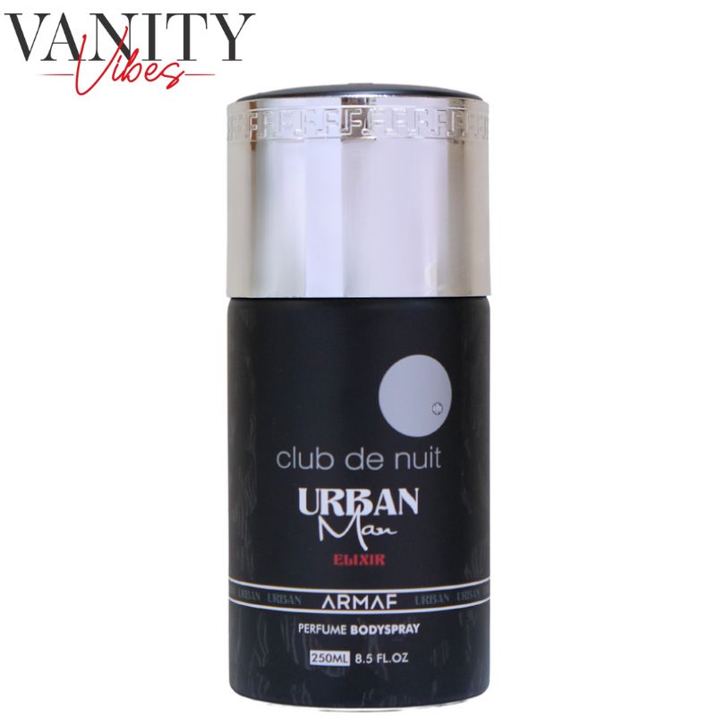 Armaf Club De Nuit Urban Man Elixir Perfumed Body Spray 250ml Long-Lasting Bold & Masculine Fragrance