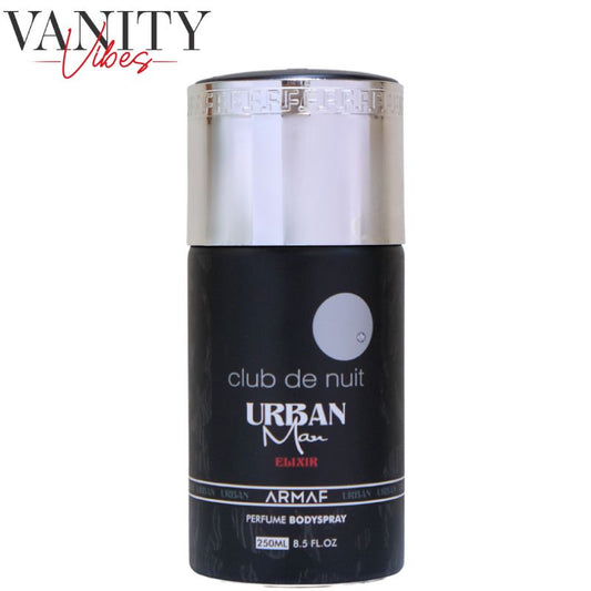 Armaf Club De Nuit Urban Man Elixir Perfumed Body Spray 250ml Long-Lasting Bold & Masculine Fragrance