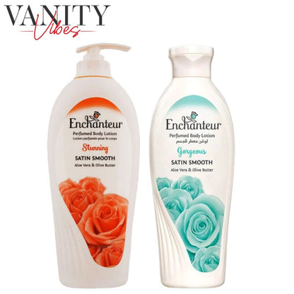 Enchanteur Stunning Perfumed Body Lotion 500ml + Enchanteur Gorgeous Perfumed Body Lotion 250ml (Pack Of 2)