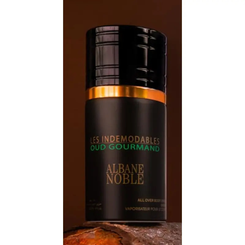 Les Indemodables Oud Gourmand All Over Body Spray by Albane Noble 250ml Long-Lasting Rich & Exotic Fragrance