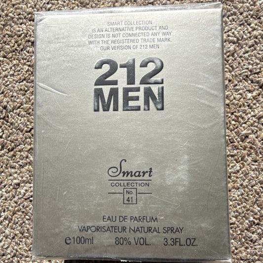 Smart Collection 212 Men Eau de Parfum 100ml - Long Lasting Fresh Woody Masculine Fragrance Spray