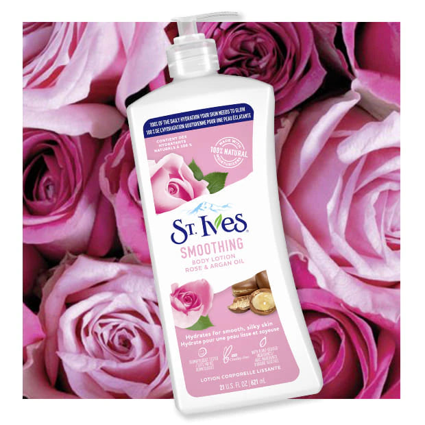 St. Ives Smoothing Body Lotion Rose & Argan Oil 621ml