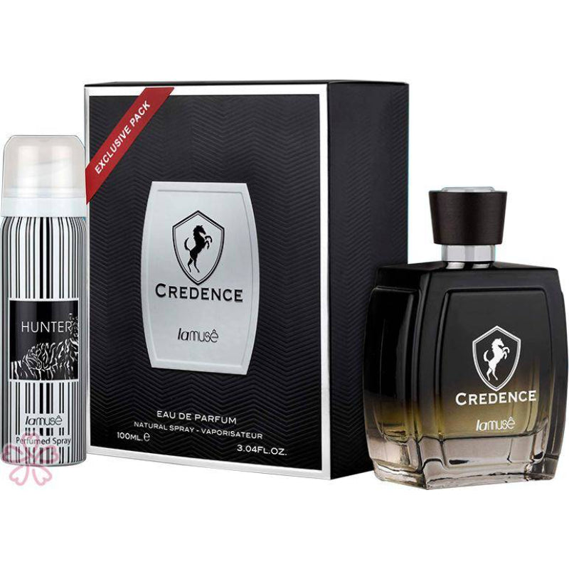 La Muse Credence Eau de Parfum 100ml + 50ml Deodorant Exclusive Pack (Sophisticated & Long-Lasting Fragrance Set)