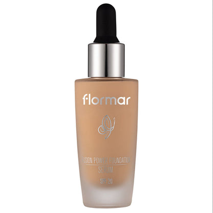 Flormar Fusion Power Foundation Serum SPF 20 (Shade: SF-30 Light Beige) 30ml