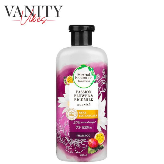 Herbal Essences Passion Flower & Rice Milk Shampoo Paraben Free 400ml