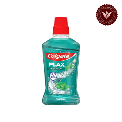 Colgate — Colgate Plax Fresh Mint Mouthwash 500ml - Fresh Breath Daily Oral Care — image 1