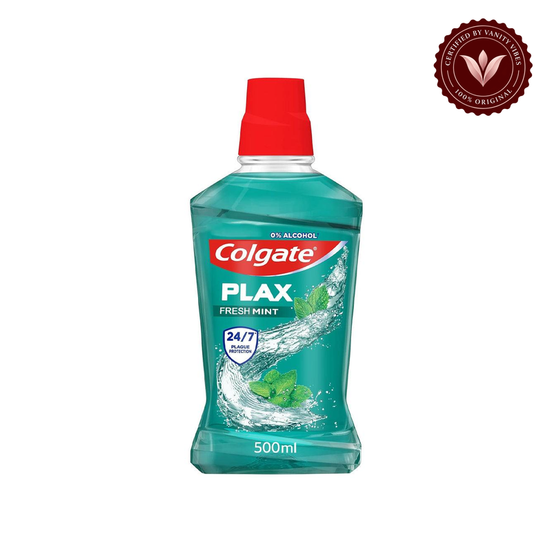 Colgate — Colgate Plax Fresh Mint Mouthwash 500ml - Fresh Breath Daily Oral Care — image 1