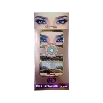 Glamorous Face 6D Mink Hair Eyelashes 10 Pieces (GF 8064)
