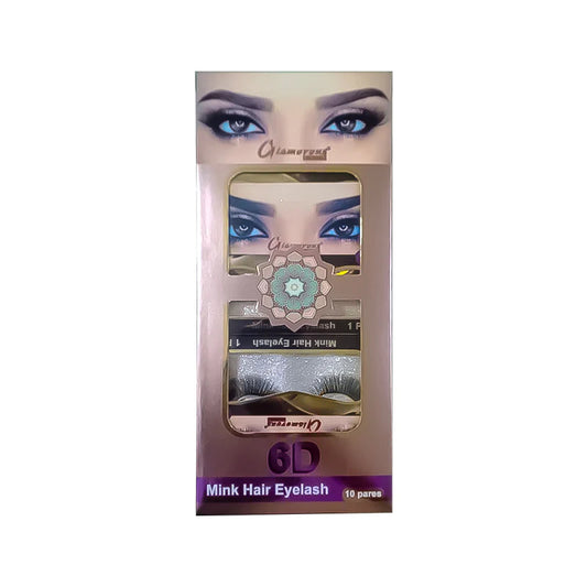 Glamorous Face 6D Mink Hair Eyelashes 10 Pieces (GF 8064)