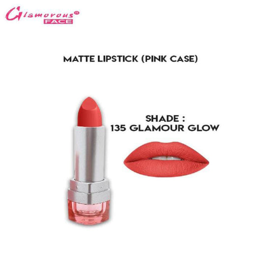 Glamorous Face Matte Lipstick Vitamin E & Aloe Vera Extracts (shade 135) (Glamour Glow)