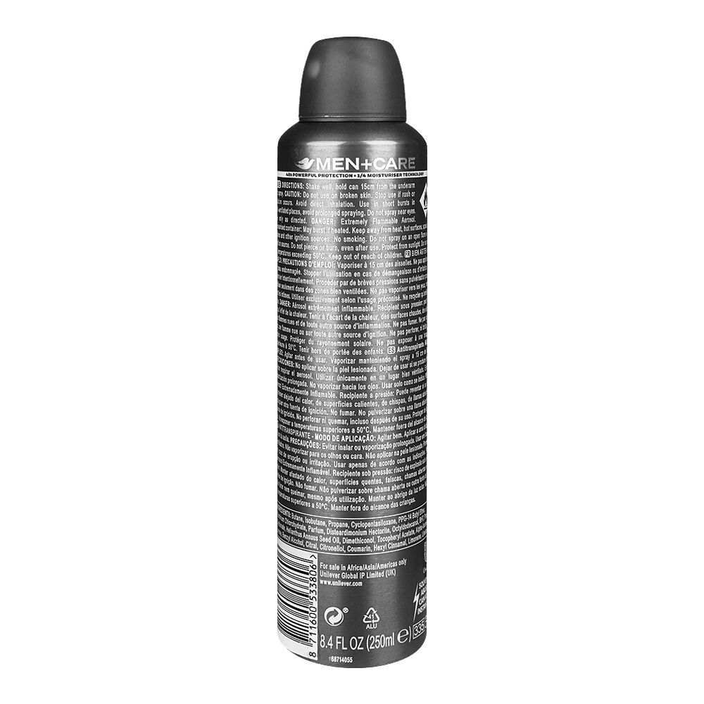 Dove Men+Care Invisible Dry Anti-Perspirant Deodorant Spray for Men 250ml