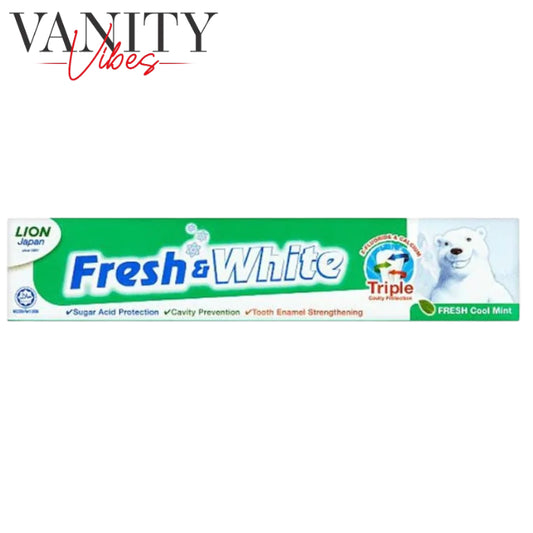 FRESH & WHITE Fresh Cool Mint Tooth Paste 160gm