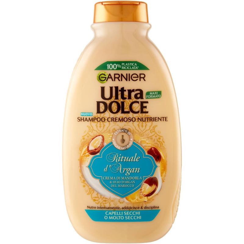 Garnier Ultra Dolce Shampoo Crema Rituale d’Argan 300ml Nourishing & Smooth Hair Care