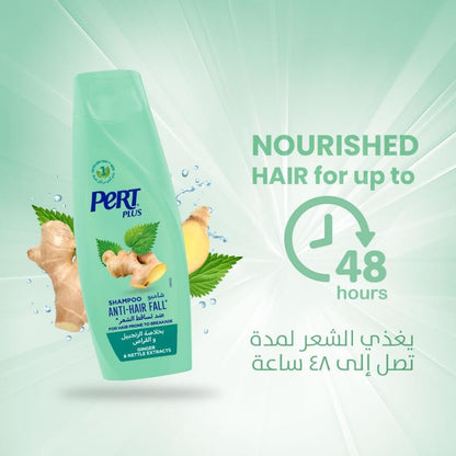 Pert Plus Anti-Hair Fall Shampoo with Ginger & Nettle Extract 400ml