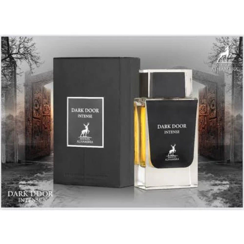 Dark Door Intense Eau de Parfum 100ml by Maison Alhambra for Men Long-Lasting Bold & Masculine Fragrance