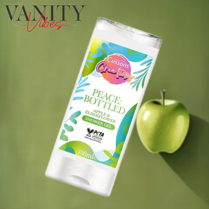 Cussons Creations Peace Bottled Apple & Elderflower Shower Gel 400ml
