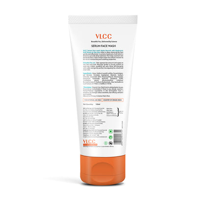 VLCC Hydra Nourish Serum Face Wash with Hyaluronic Acid Serum & Aloe Vera 150ml