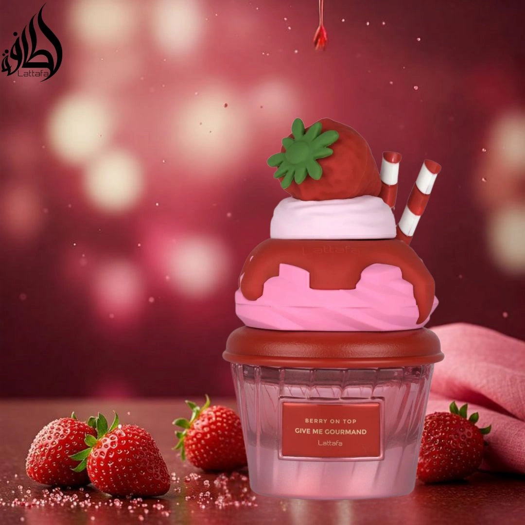 Berry on Top Give Me Gourmand by Lattafa Eau de Parfum 75ml for Men & Women