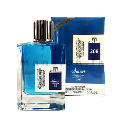Smart Collection 208 Limited Edition Eau de Parfum 100ml - Long Lasting Luxury Fresh Fragrance for Men & Women