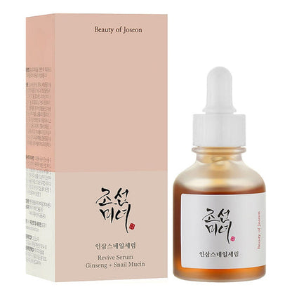 Beauty of Joseon Revive Serum with Ginseng & Snail Mucin 30 ml Firming Care & Skin Renewal (K Beauty)