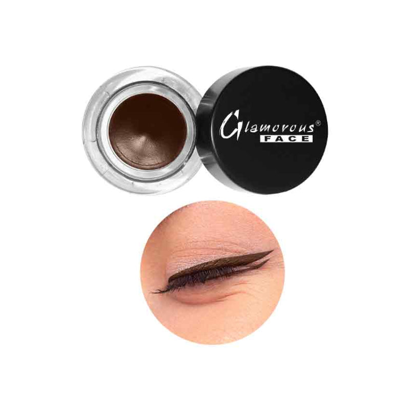 Glamorous Face Long Lasting Water Proof Gel Eyeliner (BROWN)