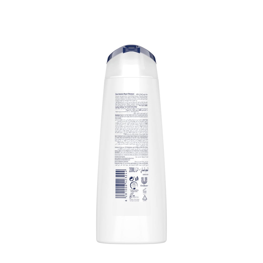Dove Intensive Repair Shampoo For Damaged Hair 200ml