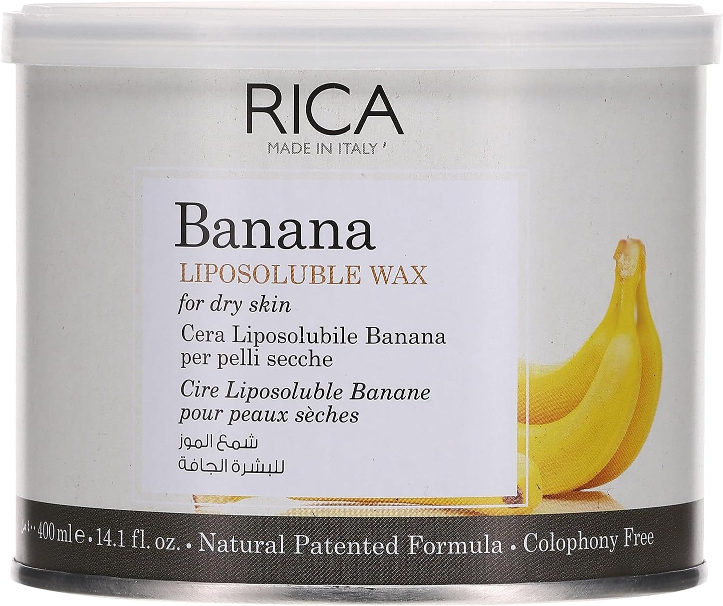 RICA Banana Liposoluble Wax For Dry Skin 400 ml
