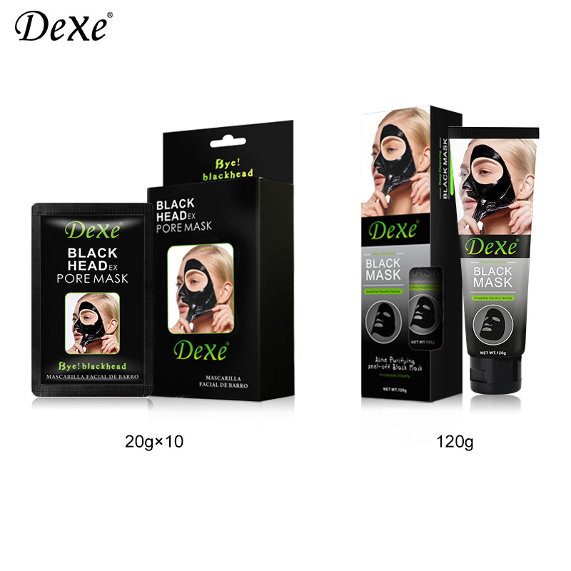 Dexe Deep Cleansing Black Mask 120 g Pore Cleansing & Skin Detox