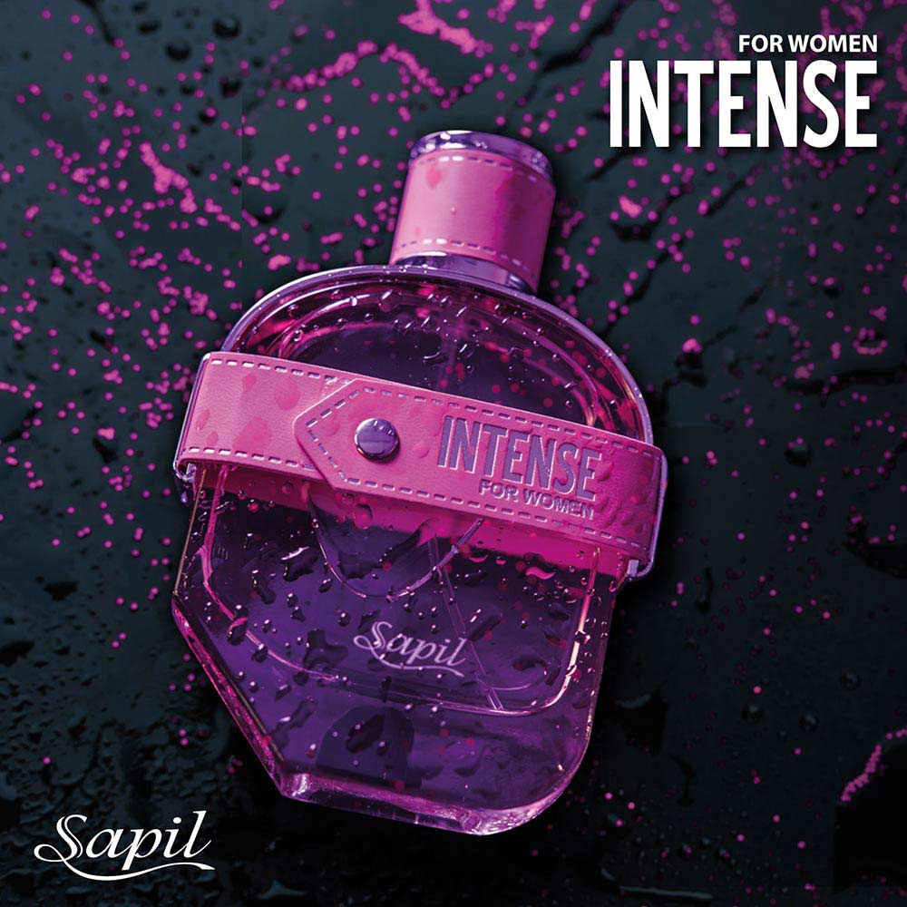 Sapil Intense Eau de Parfum for Women 100ml - Long Lasting Floral Fruity Perfume with Elegant Feminine Fragrance for Daily We