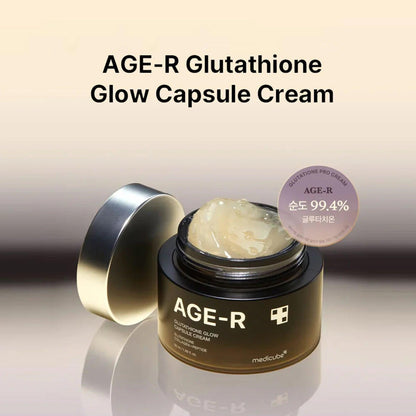 Medicube AGE-R Glutathione Glow Capsule Cream 50 ml Brightening & Anti-Aging Care (K Beauty)