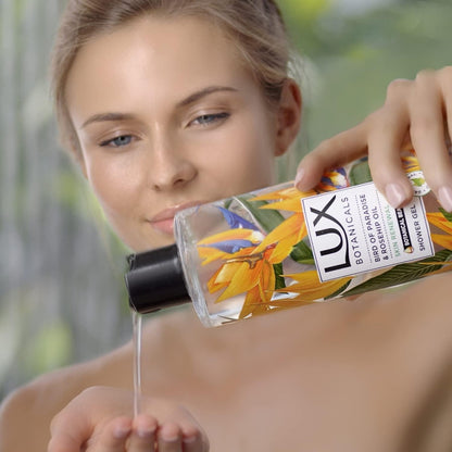 Lux Botanicals Bird of Paradise & Rosehip Oil Daily Shower Gel 500ml Nourishing Cleanse & Radiant Skin
