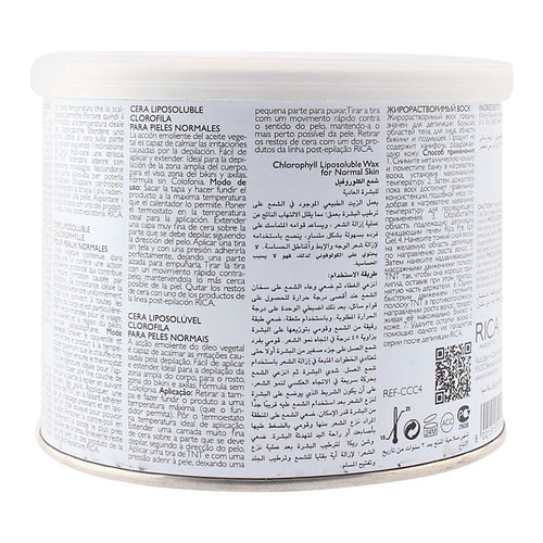 RICA Chlorophyll Liposoluble Wax For Normal Skin 400ml