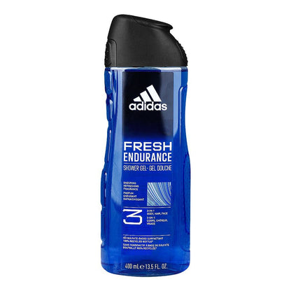 Adidas Fresh Endurance 3-in-1 Body, Hair & Face Wash Shower Gel 400ml