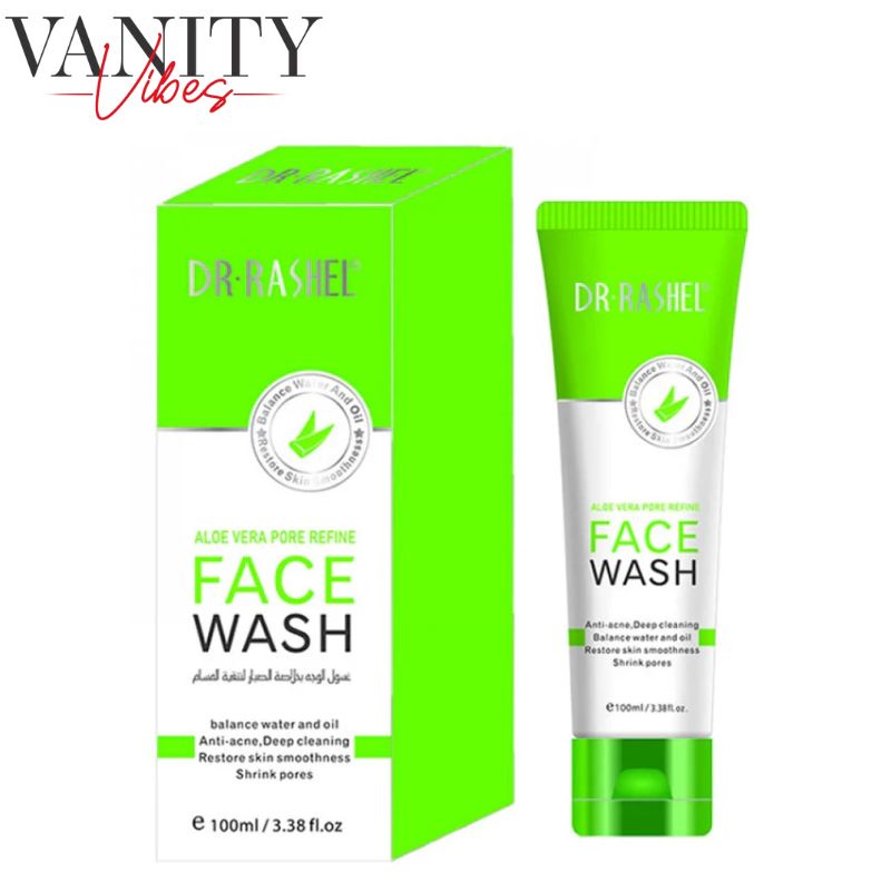 Dr. Rashel Aloe Vera Pore Refine Face Wash 100 g Gentle Cleansing & Pore Care