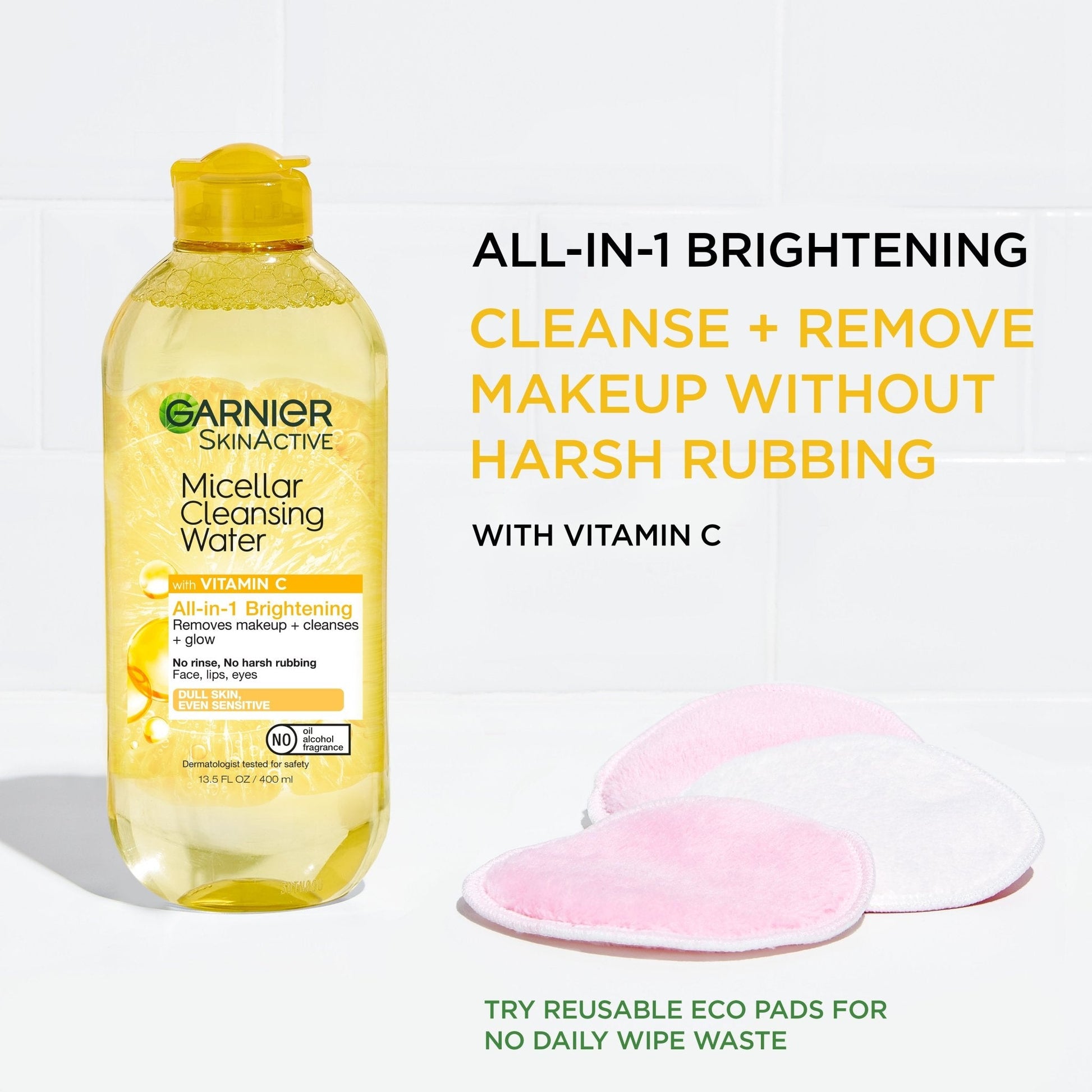 Garnier Micellar Cleansing Water Vitamin C For Dull & Sensitive Skin 125ml