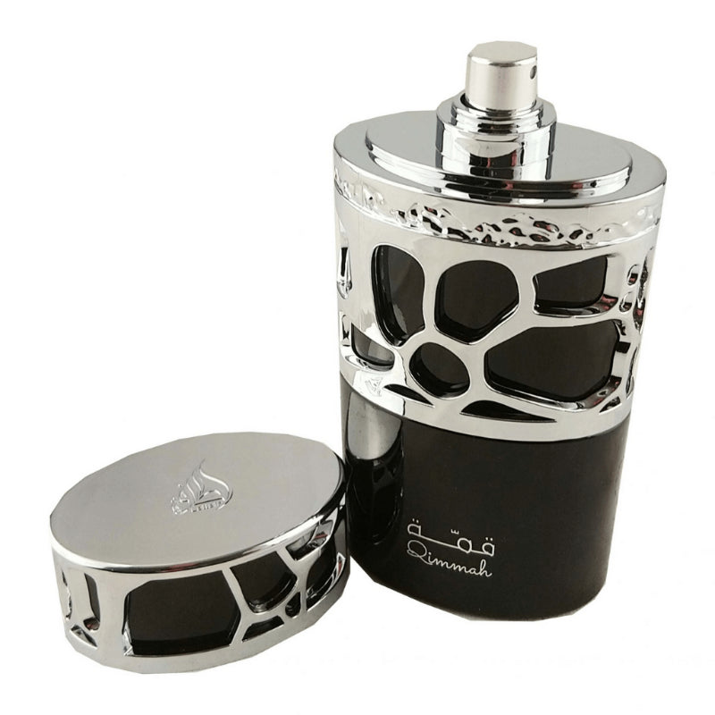 Lattafa Qimmah Eau de Parfum 100ml - Long Lasting Original Bold Woody Masculine Fragrance for Men