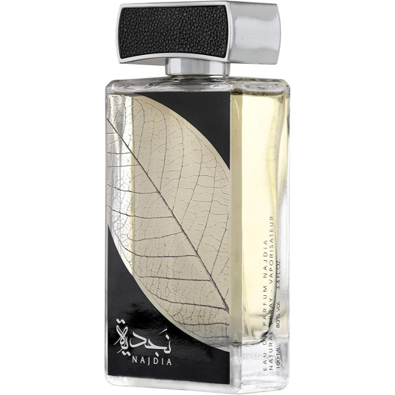 Lattafa Najdia Eau de Parfum 100ml with Free Perfumed Deodorant Spray - Long Lasting Original Elegant Unisex Fragrance for Me