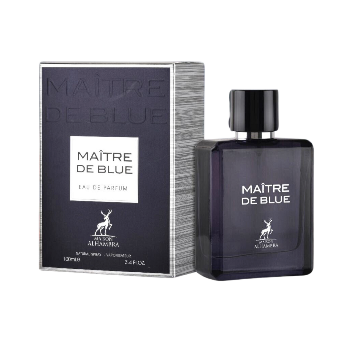 Maison Alhambra Maitre De Blue Eau De Parfum for Men 100ml Long-Lasting Fresh & Masculine Fragrance