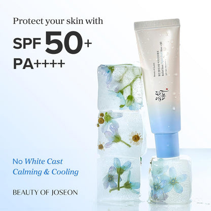Beauty of Joseon Relief Sun Aqua Fresh with Rice + B5 SPF 50+ PA++++ 50 ml Lightweight Hydrating Sunscreen & Broad-Spectrum P